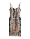 Etro Woman Midi Dress Beige Size 6 Polyester, Acetate, Silk, Viscose In Beige