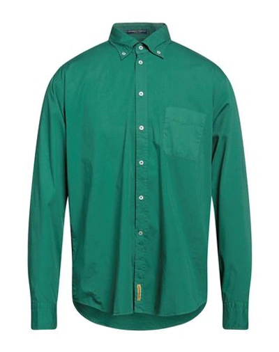 B.d.baggies B. D.baggies Man Shirt Green Size L Cotton, Elastane