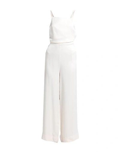 Liu •jo Woman Jumpsuit Ivory Size 4 Viscose In White