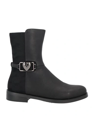 Tua By Braccialini Woman Ankle Boots Black Size 11 Textile Fibers
