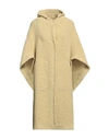 Gentryportofino Woman Cape Sage Green Size 8 Alpaca Wool, Virgin Wool, Polyamide In Sage Green