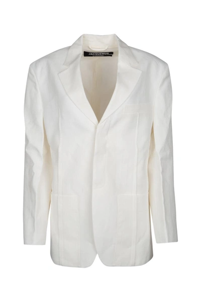 Jacquemus Jackets And Vests In White