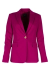 Pinko Peak-lapels Single-breasted Blazer In Viola