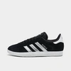 Adidas Originals Adidas Women's Originals Gazelle Casual Shoes In Core Black/silver Metallic/white
