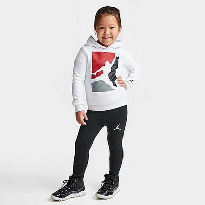 Nike Babies' Jordan Girls' Toddler Jordan Block Hd Shine Hoodie