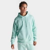 Nike Sportswear Club Fleece Embroidered Hoodie In Jade Ice/jade Ice/white