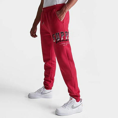 Supply And Demand Men's Trapper Jogger Pants In Red