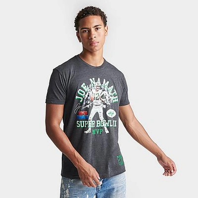 Mitchell And Ness Men's New York Jets Nfl Joe Namath Sb Mvp T-shirt In Black