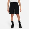 Nike Kids' Boys  Tech Fleece Shorts In Black/black/black