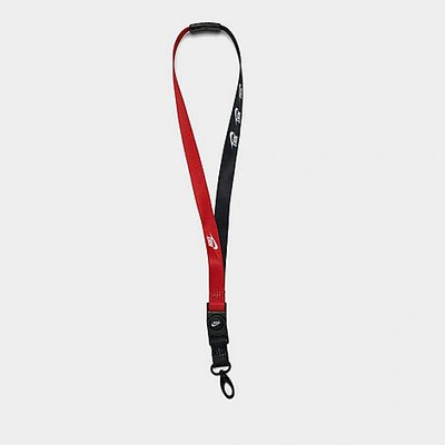Nike Premium Allover Graphic Print Lanyard In Red
