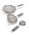 THE CELLAR CORE 3-PC. STAINLESS STEEL SIEVE SET, CREATED FOR MACY'S