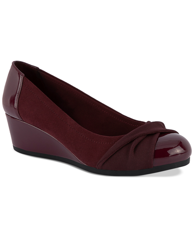 Karen Scott Preslee Dress Closed Casual Shoes, Created For Macy's In Wine Micro