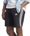 ADIDAS ORIGINALS ADIDAS MEN'S 3-STRIPES 10" FLEECE SHORTS