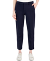 Tommy Hilfiger Women's Th Flex Straight-leg Ankle Ponte Pants In Sky Capt