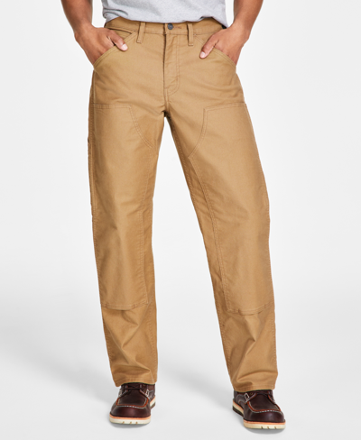 Levi's Men's Workwear 565 Relaxed-fit Stretch Double-knee Pants, Created For Macy's In Ermine