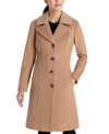 ANNE KLEIN WOMEN'S SINGLE-BREASTED WOOL BLEND WALKER COAT, CREATED FOR MACY'S