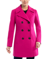 ANNE KLEIN WOMEN'S PETITE NOTCHED-COLLAR DOUBLE-BREASTED PEACOAT, CREATED FOR MACY'S