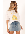 Petal And Pup Womens Citrus Tee In White