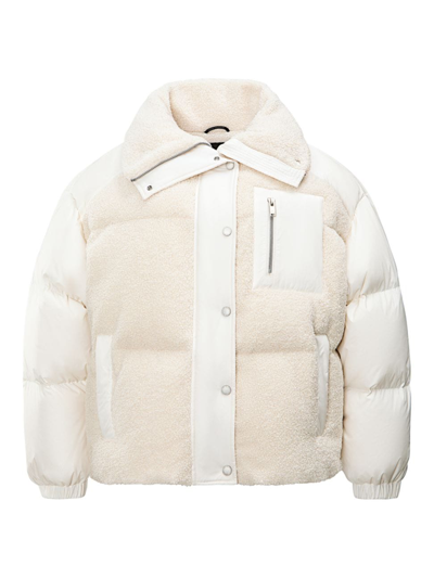 Moose Knuckles Women's Sherpa Elmira Puffer Jacket In Ivory