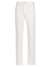 Emporio Armani Men's Stretch Five-pocket Pants In White