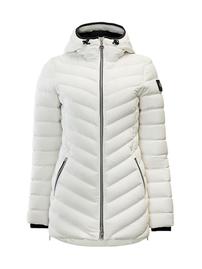 Moose Knuckles Rockcliff Down Jacket In Milky Way