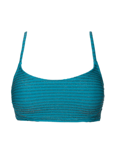 Gottex Swimwear Women's Martini Bikini Top In Green Multi