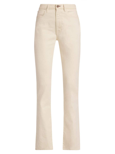 3x1 Women's Farrah High-rise Flared Jeans In Winter White