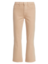 7 FOR ALL MANKIND WOMEN'S COATED HIGH-RISE SLIM KICK PANTS