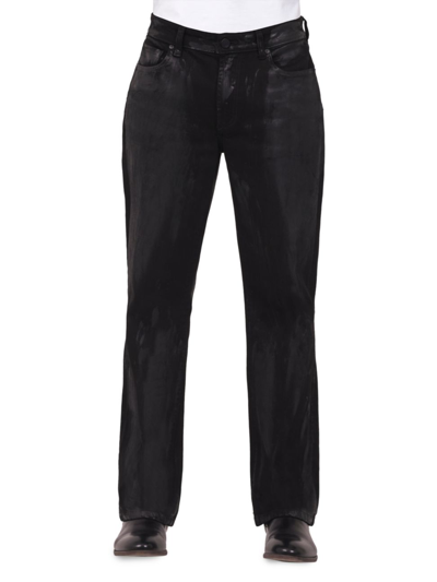 Monfrere Men's Clint Coated Five-pocket Jeans In Vintage Coated Noir