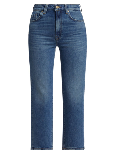 7 For All Mankind Women's Logan Stovepipe Jeans In Explorer