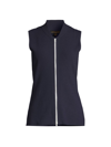 Capsule 121 Women's Star Zip Vest In Navy White