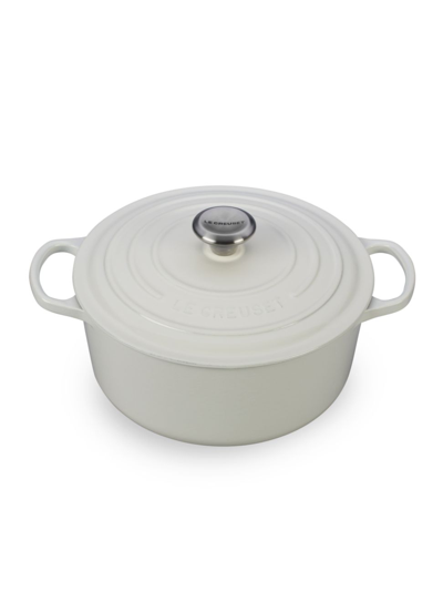 Le Creuset 5.5 Quart Round French Oven In White