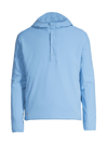 PETER MILLAR MEN'S CROWN CRAFTED APPROACH INSULATED HALF-SNAP HOODIE