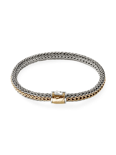 John Hardy Classic Chain Reversible Bracelet In Gold