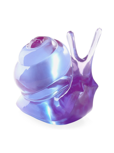 Jonathan Adler Giant Acrylic Snail In Purple