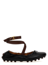 Tod's Gommino Leather Ballerina Shoes