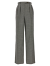 Rochas Puppytooth-pattern Virgin Wool Trousers