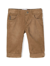 Moschino Teddy Bear-patch Corduroy Trousers In Brown
