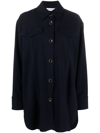 RODEBJER POINTED-COLLAR BUTTON-UP SHIRT