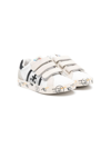 Premiata Andy Touch-strap Leather Sneakers In White