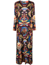 LA DOUBLEJ NEPHTHYS-PRINT MAXI DRESS