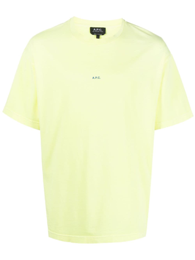 Apc T-shirt In Yellow