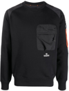 Parajumpers Sabre Crew-neck Sweatshirt In Black