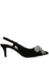 Kurt Geiger Belgravia Bow Sling In Black