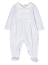 Paz Rodriguez Bib-collar Cotton Body In Grey