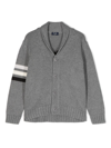 Il Gufo Cotton Cardigan In Grey
