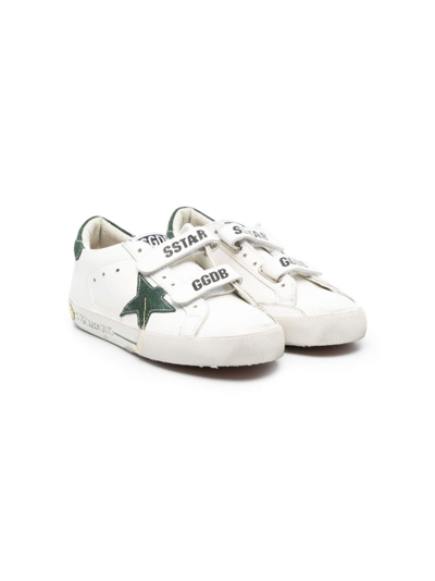 Golden Goose Kids' Old School Young Sneakers In White