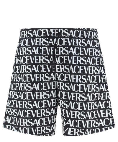 Versace Swim Shorts In Black