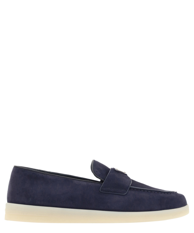 Prada Loafers In Blue