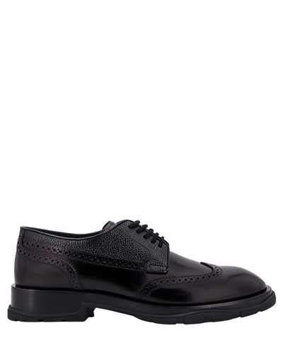 Alexander Mcqueen Derby Shoes In Black